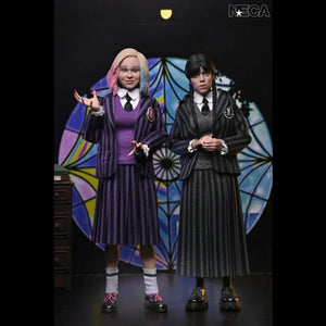 Retro Clothed Action Figures - Wednesday (TV Series 2022) - 8" Wednesday &amp; Enid (Nevermore) 2-Pack Maple and Mangoes