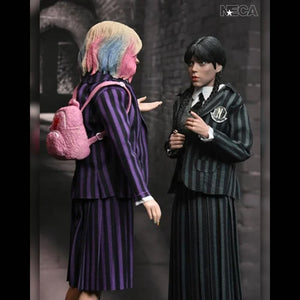 Retro Clothed Action Figures - Wednesday (TV Series 2022) - 8" Wednesday &amp; Enid (Nevermore) 2-Pack Maple and Mangoes