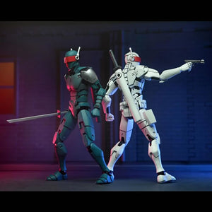 TMNT 7" Scale Figures - IDW Comics - The Last Ronin - Synja Robots 2-Pack Maple and Mangoes