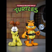 Load image into Gallery viewer, NECA TMNT 7&quot; Scale Figures - Archie Comics x Garfield - Ultimate Garfello w/ Odie Maple and Mangoes
