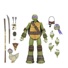 Load image into Gallery viewer, Teenage Mutant Ninja Turtles (2012 Cartoon) - Ultimate Leonardo, Donatello, Michelangelo &amp; Raphael 7&quot; Scale Action Figure Bundle Maple and Mangoes
