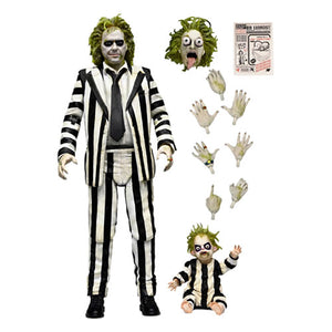 Beetlejuice Beetlejuice 7" Scale Figures - Ultimate "Striped Suit" Beetlejuice (Pre-order)*