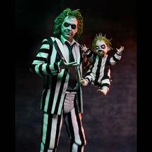 Load image into Gallery viewer, Beetlejuice Beetlejuice 7&quot; Scale Figures - Ultimate &quot;Striped Suit&quot; Beetlejuice (Pre-order)*
