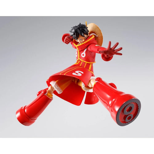 One Piece Future Island Egghead Monkey D. Luffy S.H.Figuarts Action Figure Maple and Mangoes