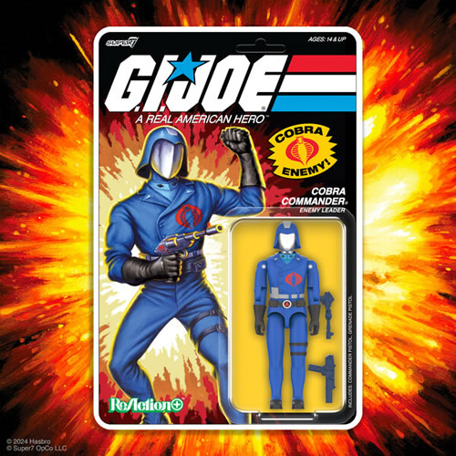 ReAction+ Figures - G.I. Joe - W01 - Cobra Commander (Cartoon) Maple and Mangoes