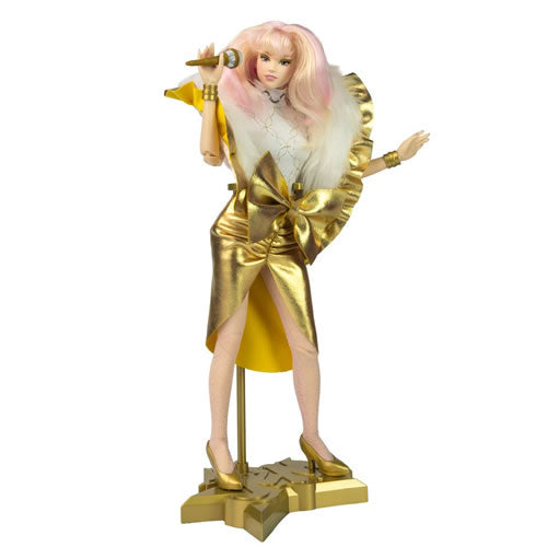 Jem and the Holograms Jem Glitter and Gold 12-Inch Fashion Doll Maple and Mangoes