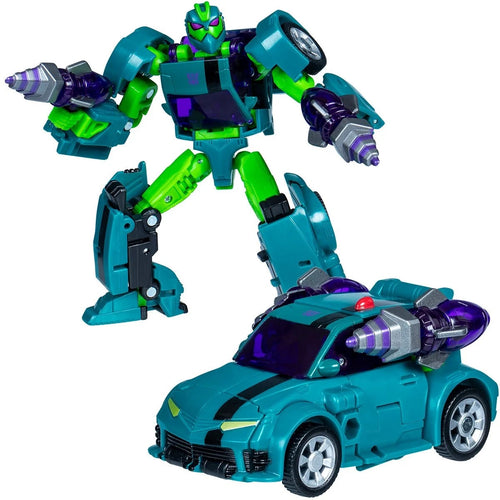 Transformers Generations Age of the Primes Deluxe Animated Universe Fugitive Waspinator Maple and Mangoes