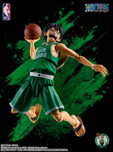 Load image into Gallery viewer, Bandai S.H.Figuarts Action Figure - Monkey D. Luffy -BOSTON CELTICS ver.- "One Piece" × NBA Maple and Mangoes
