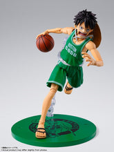 Load image into Gallery viewer, Bandai S.H.Figuarts Action Figure - Monkey D. Luffy -BOSTON CELTICS ver.- "One Piece" × NBA Maple and Mangoes
