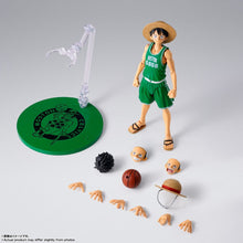 Load image into Gallery viewer, Bandai S.H.Figuarts Action Figure - Monkey D. Luffy -BOSTON CELTICS ver.- "One Piece" × NBA Maple and Mangoes
