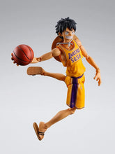 Load image into Gallery viewer, Bandai S.H.Figuarts Action Figure - Monkey D. Luffy -LOS ANGELES LAKERS ver.- "One Piece" × NBA Maple and Mangoes
