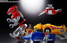 Load image into Gallery viewer, Chogokin Damashii Jutei Daizyuzin GX-72 Daizyuzin &amp; GX-78 DRAGONZORD Maple and Mangoes
