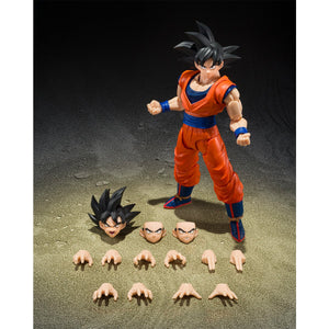 Dragon Ball Z Son Goku The Kind-Hearted Saiyan S.H.Figuarts Action Figure Maple and Mangoes
