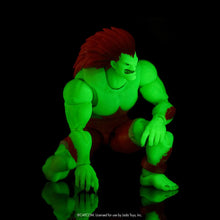 Load image into Gallery viewer, Ultra Street Fighter II Blanka Glow-in-the-Dark 6-Inch Scale Action Figure - Entertainment Earth Exclusive Maple and Mangoes
