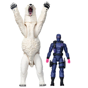 G.I. Joe Classified Series Snake Eyes 6-Inch Action Figure with Polar Bear Maple and Mangoes