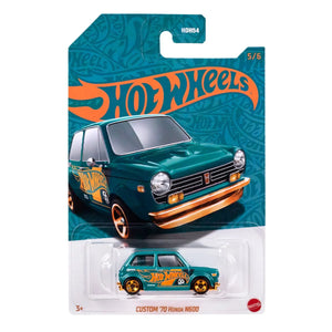  Hot Wheels 56th Anniversary Pearl and Chrome 2024 Mix 1 Custom '70 Honda N600 Maple and Mangoes