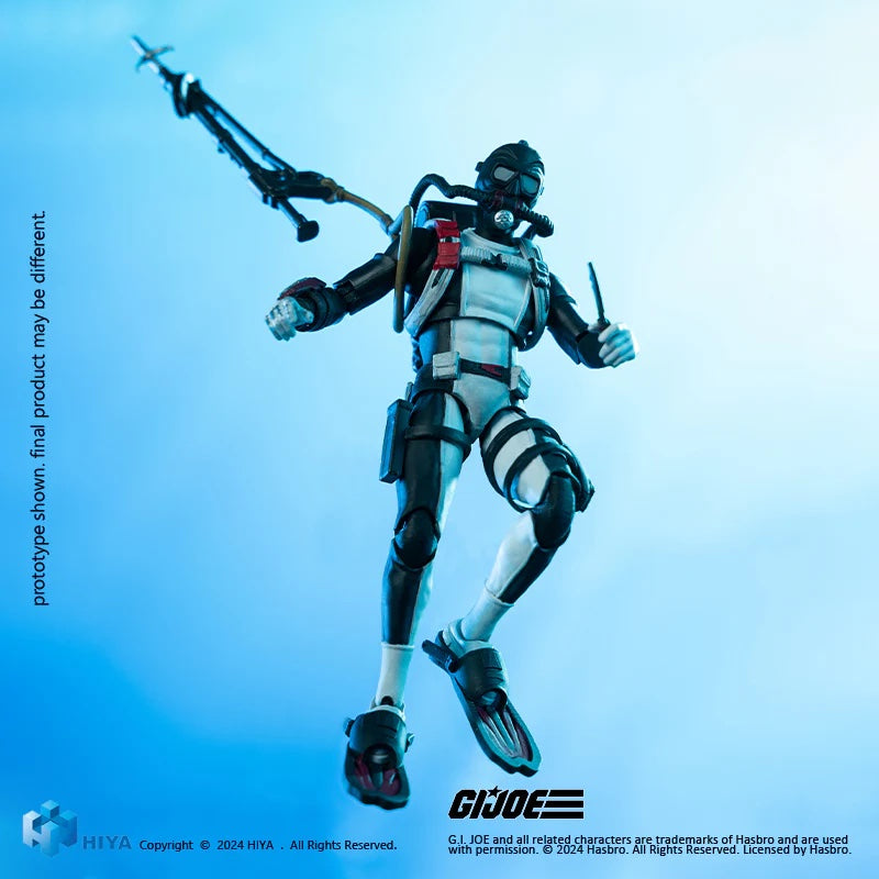 HIYA Exquisite Mini Series 1/18 Scale 4 Inch G.I.Joe Torpedo Action Figure Maple and Mangoes