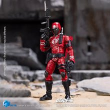 Load image into Gallery viewer, HIYA Exquisite Mini Series 1/18 Scale 4 Inch G.I.Joe Crimson Guard Action Figure Maple and Mangoes
