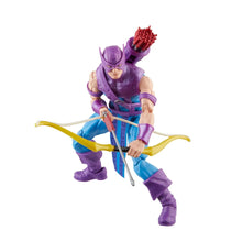 Load image into Gallery viewer, Avengers 60th Anniversary Marvel Legends Hawkeye with Sky-Cycle 6 Inch Action Figure Maple and Mangoes
