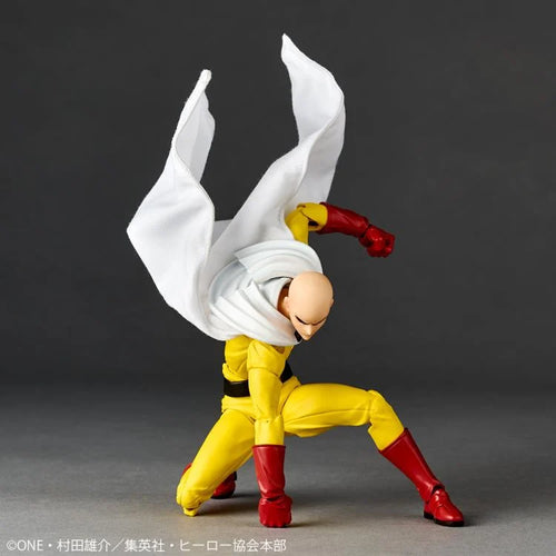 Revoltech Amazing Yamaguchi Saitama One Punch Man Action Figure Limited Bonus Set Maple and Mangoes