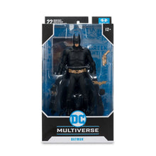 Load image into Gallery viewer, DC Multiverse Theatrical Batman Wave 2 Batman from Batman Begins 7-Inch Scale Action Figure Maple and Mangoes
