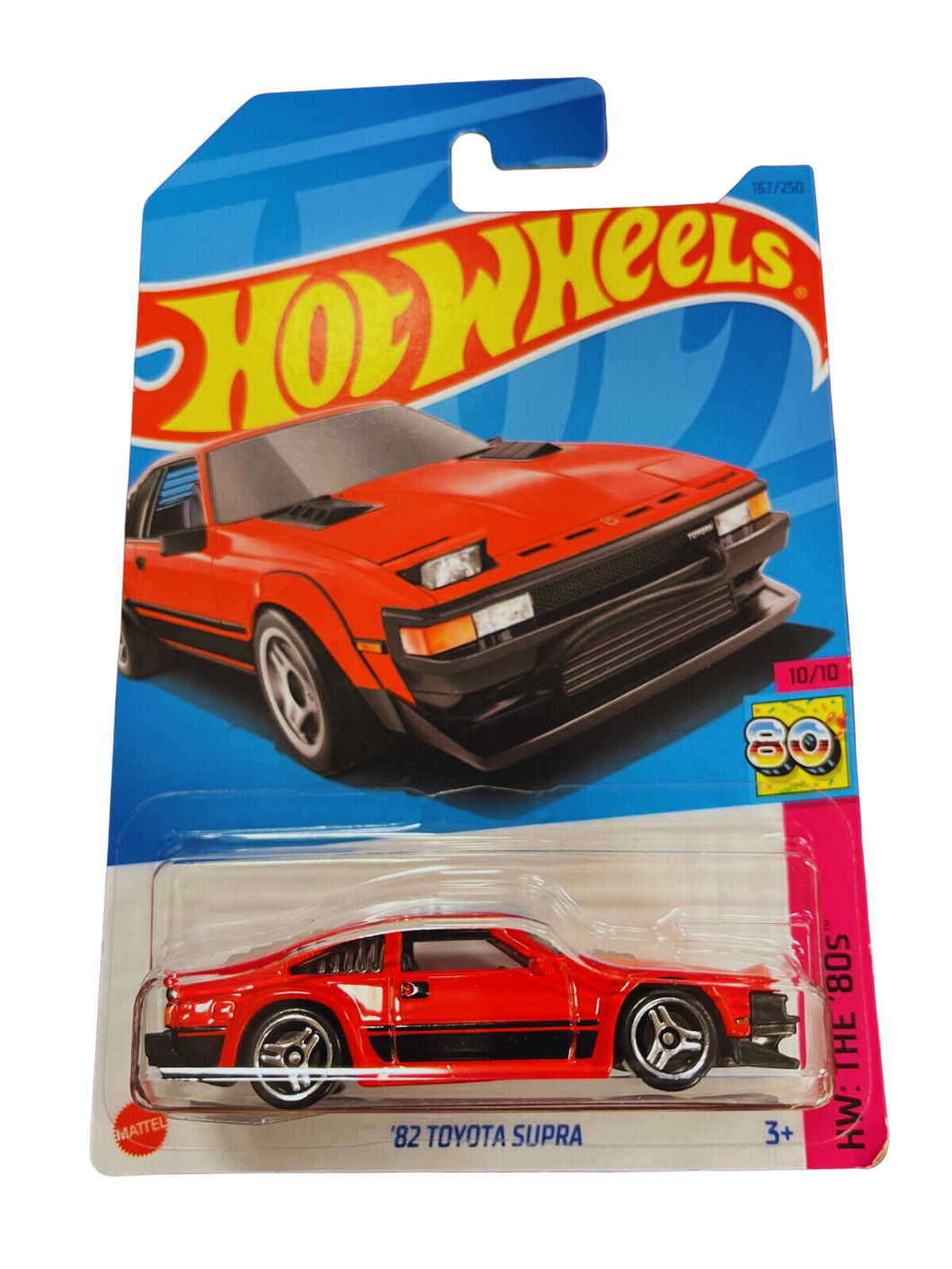 Hot Wheels 2023 J Case '82 Toyota Supra Enamel Red