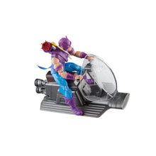 Load image into Gallery viewer, Avengers 60th Anniversary Marvel Legends Hawkeye with Sky-Cycle 6 Inch Action Figure Maple and Mangoes
