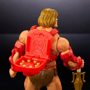 Masters of the Universe Masterverse New Eternia Thunder Punch He-Man Action Figure Maple and Mangoes