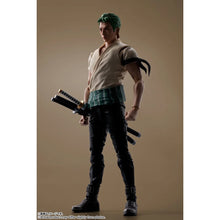 Load image into Gallery viewer, One Piece Netflix Series Roronoa Zoro S.H.Figuarts Action Figure Maple and Mangoes
