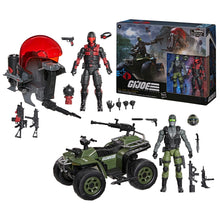 Load image into Gallery viewer, G.I. Joe Classified Series #218, Snake Eyes &amp; Varmint ATV Vs. Stealth Viper &amp; Cobra Stealth Flight Pod (Trubble Bubble) Msple and Mangoes
