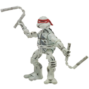 Teenage Mutant Ninja Turtles Classic Comic Book Series Black and White Turtles Action Figure 4-Pack Maple and Mangoes