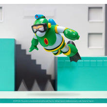 Load image into Gallery viewer, Mega Man Bubble Man Deluxe 1:12 Scale Action Figure Maple and Mangoes
