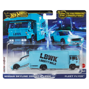 Hot Wheels Team Transport 2024 Mix 3 Vehicle Case of 3 Maple and Mangoes