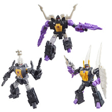 Load image into Gallery viewer, Transformers Studio Series The Transformers: The Movie MTMTE Collection Insecticon Bombshell, Insecticon Shrapnel, &amp; Insecticon Kickback Maple and Mangoes
