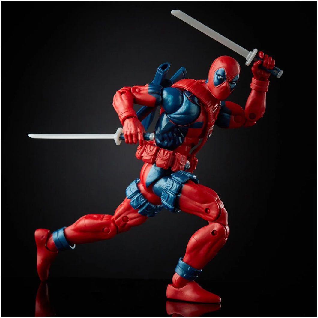 X-Men X-Force Retro Marvel Legends 6-Inch Deadpool Action Figure - Exclusive Maple and Mangoes