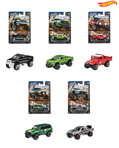 Hot Wheels Theme Automotive Assortment - Toyota Trucks Set of 5  Maple and Mangoes