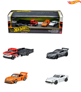 Hot Wheels Premium Collector Set Supra - Datsun 240Z - Porsche 934.5 Maple and Mangoes