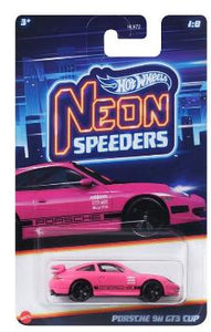 Hot Wheels Neon Speeders Assorted - Neon Racing Set of 8 Maple and Mangoes