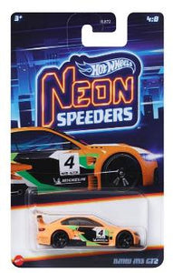 Hot Wheels Neon Speeders Assorted - Neon Racing Set of 8 Maple and Mangoes