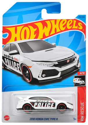Hot Wheels Basic Car 2018 Honda Civic Type R (HNK50) Maple and Mangoes