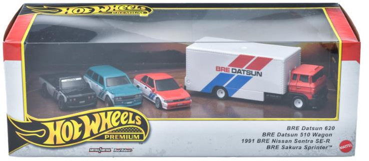 Hot Wheels Premium Collector Set - BRE Datsun (HRT52-9864) Maple and Mangoes
