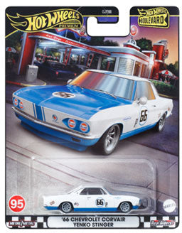 Hot Wheels Boulevard 66 Chevrolet Corvair Yenko Stinger (HRT69-9866) Maple and Mangoes
