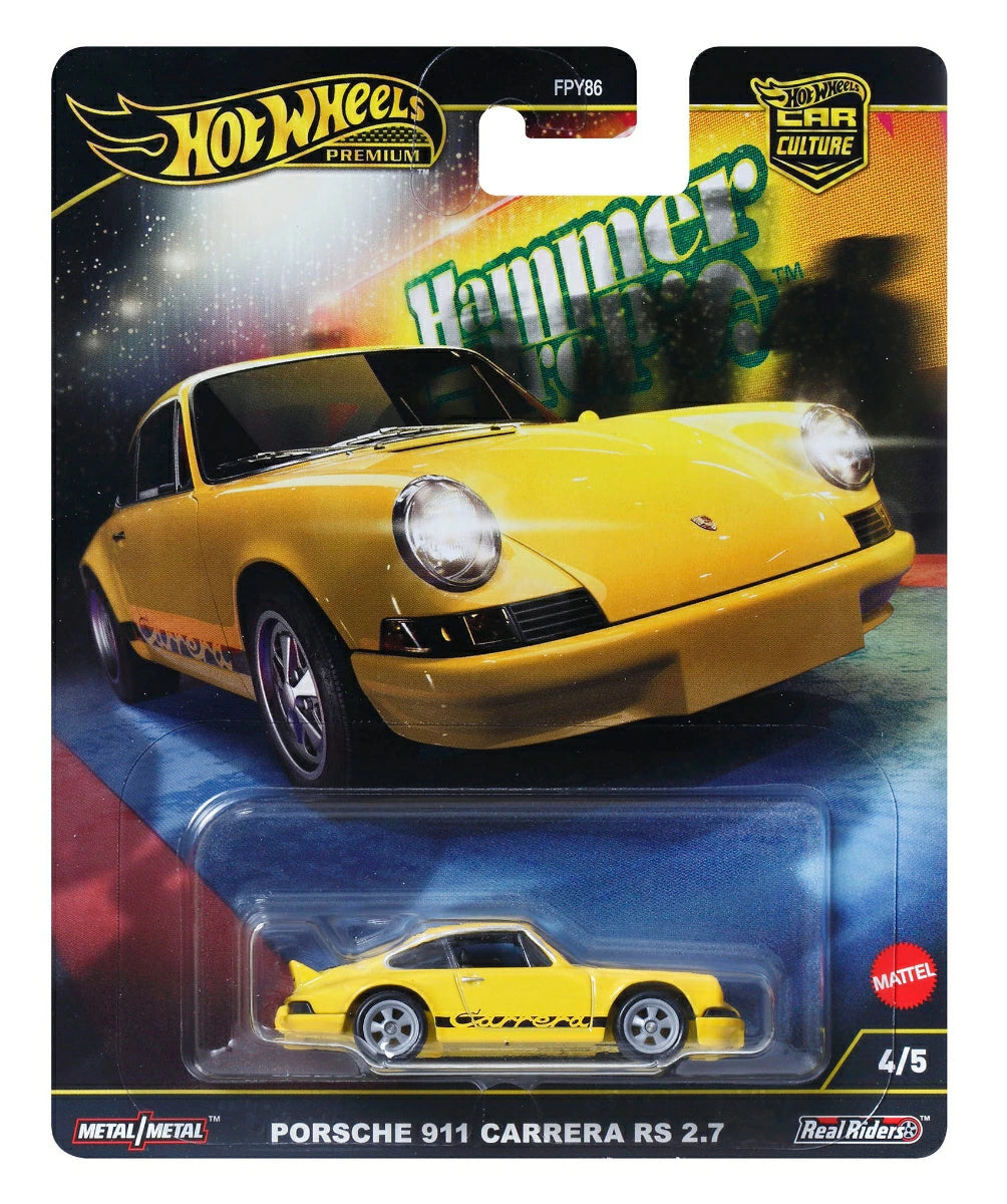 Hot Wheels Car Culture Hammer Drop Porsche 911 Carrera Rs2.7 Maple and Mangoes