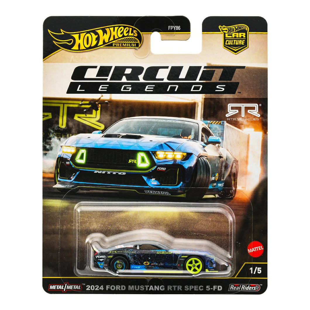 Car Culture Circuit Legends 2024 Ford Mustang RTR Spec 5-FD Maple and Mangoes