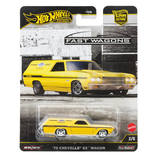 Hot Wheels Car Culture Fast Wagon '70 Chevelle Ss Wagon Maple and Mangoes