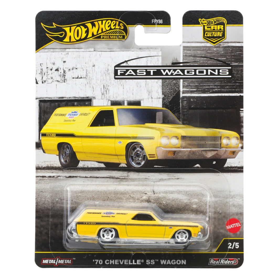 Hot Wheels Car Culture Fast Wagon '70 Chevelle Ss Wagon Maple and Mangoes