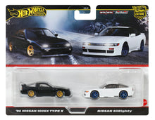 Load image into Gallery viewer, Hot Wheels Premium 2 Pack &#39;96 180Sx Type X / Sylheity Maple and Mangoes
