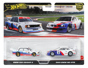 Hot Wheels Premium 2 Pack Bmw 320 Group 5 / 2001 Bmw M3 Gtr Maple and Mangoes