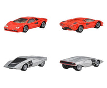 Load image into Gallery viewer, Hot Wheels Premium 2 Pack Lamborghini Countach Lp5000 Qv / Lancia Stratos Zero Maple and Mangoes
