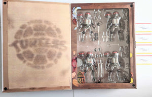 BST AXN Best Action Figures - TMNT - 5" Turtles Battle Damage 4-Pack